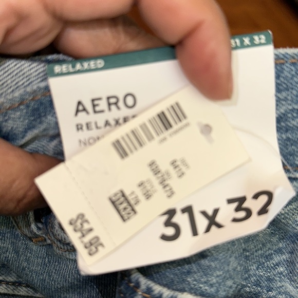 AERO Relaxed , Non stretch jeans . - Picture 7 of 7